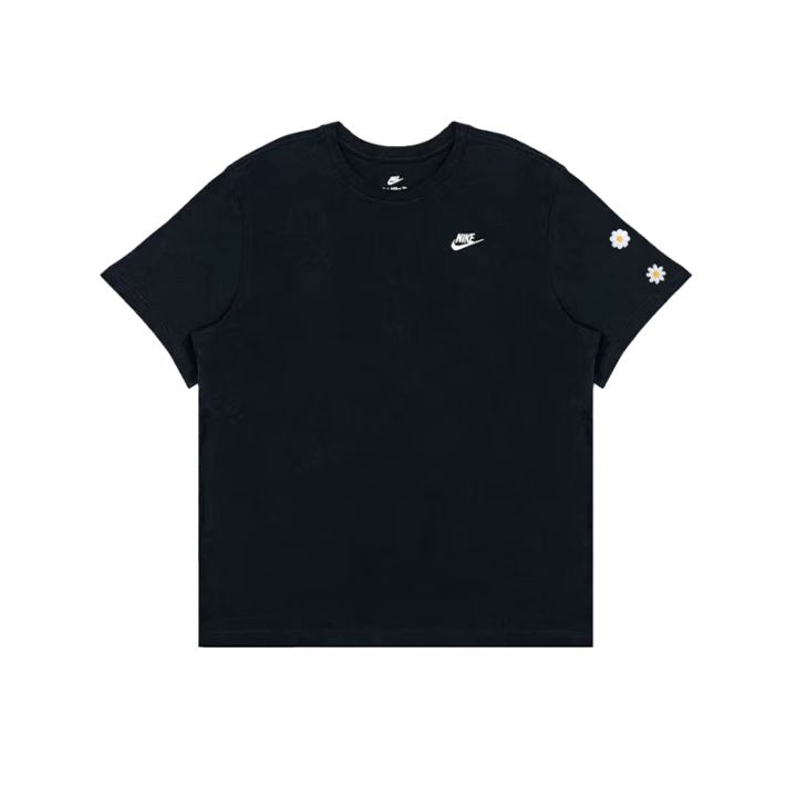 Nike Nike Sportswear T Shirts Unisex Black Crew Neck Moderate Straight Fit
