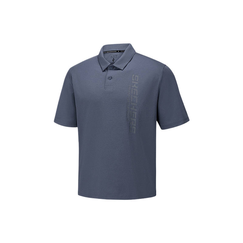 Skechers Polo Shirts Men's Odyssey Gray 026R Polo Collar Moderate Other
