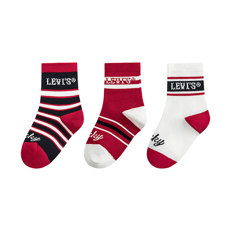 Levis Levis Crew Socks 3 Pack Teenagers
