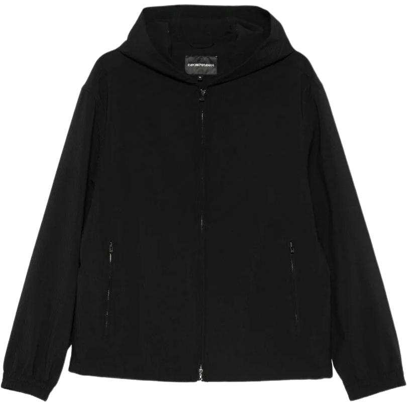 Emporio Armani hooded zip-up jacket