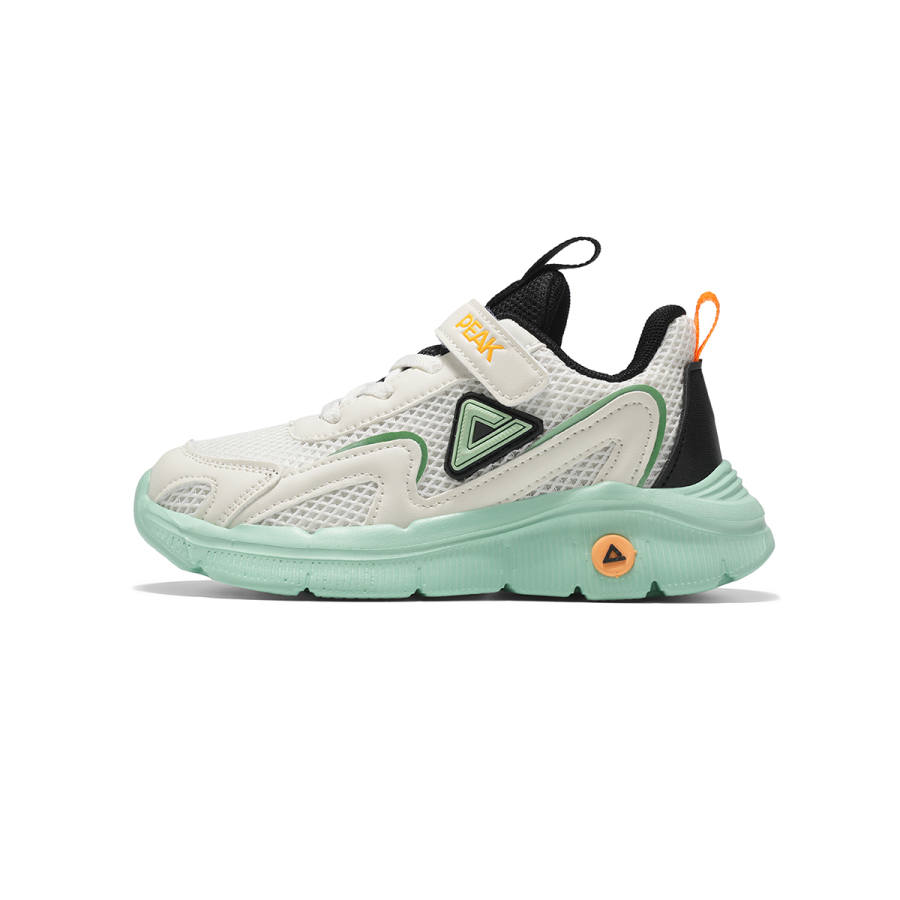 PEAK Synthetic Leather, Textile Slip Resistant Cushioning Abrasion Resistant Breathable Low top Outdoor Shoes Kids'