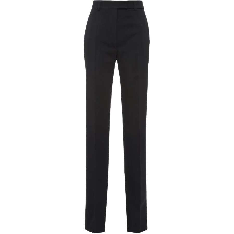 PRADA PRADA Casual Pants Men's Black Moderate Straight Fit Pants