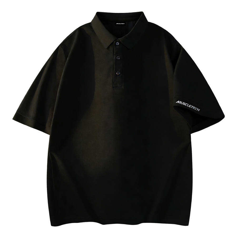 MUSCLETECH Polo Shirts Unisex Polo Collar Moderate Straight Fit