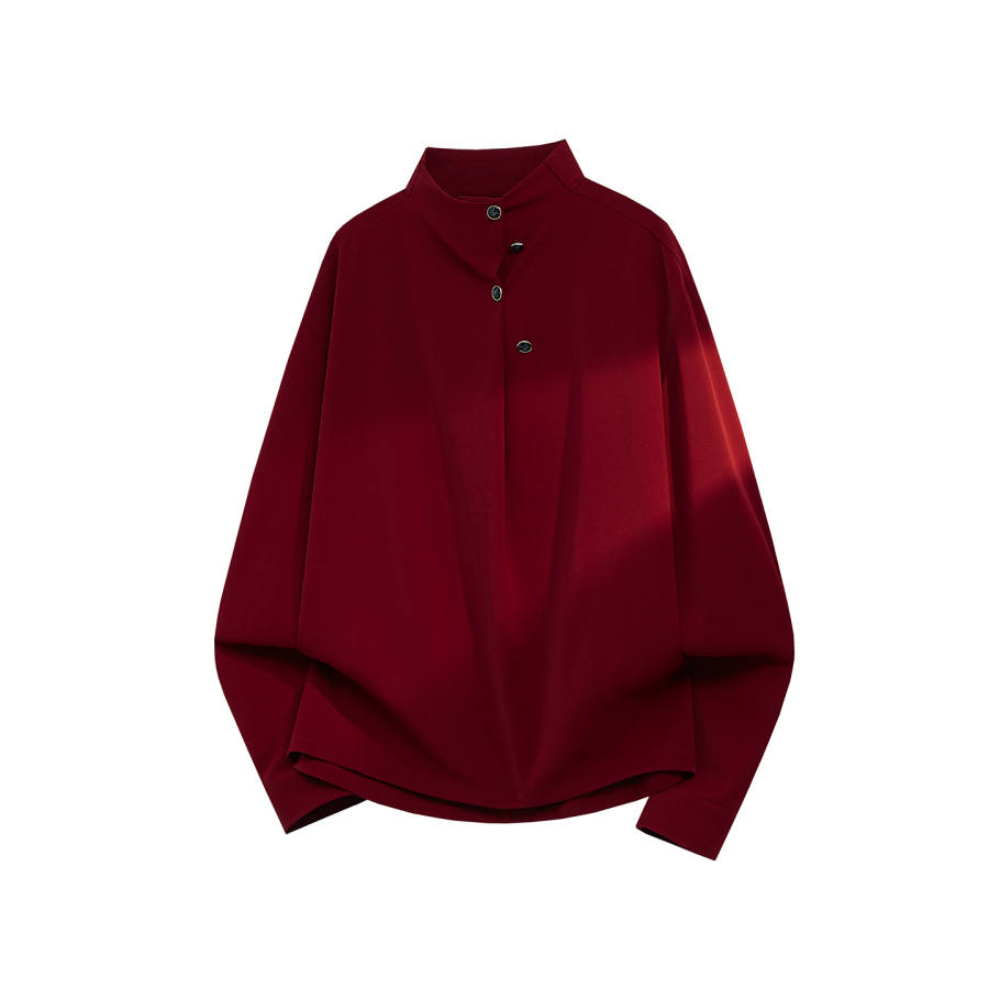 GWAF GWAF Shirts Men's Stand Collar Moderate