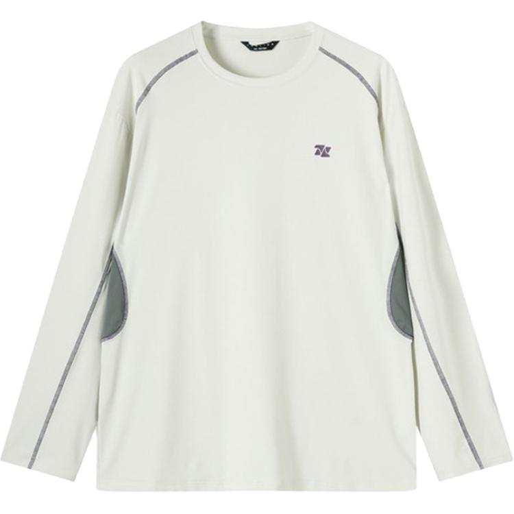 Tonlion T Shirts Men's Cloud White Crew Neck Moderate Straight Fit