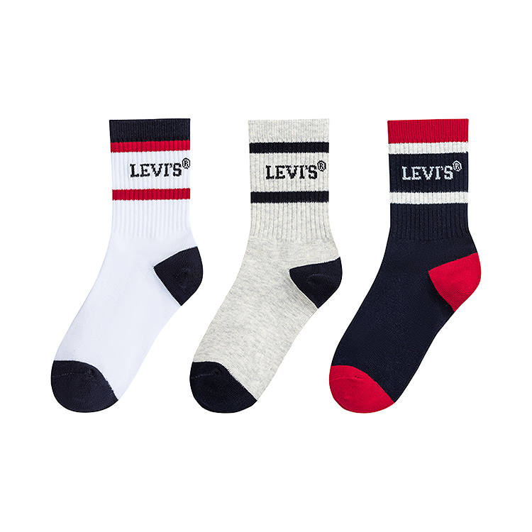 Levis Levis Crew Socks 3 Pack Teenagers