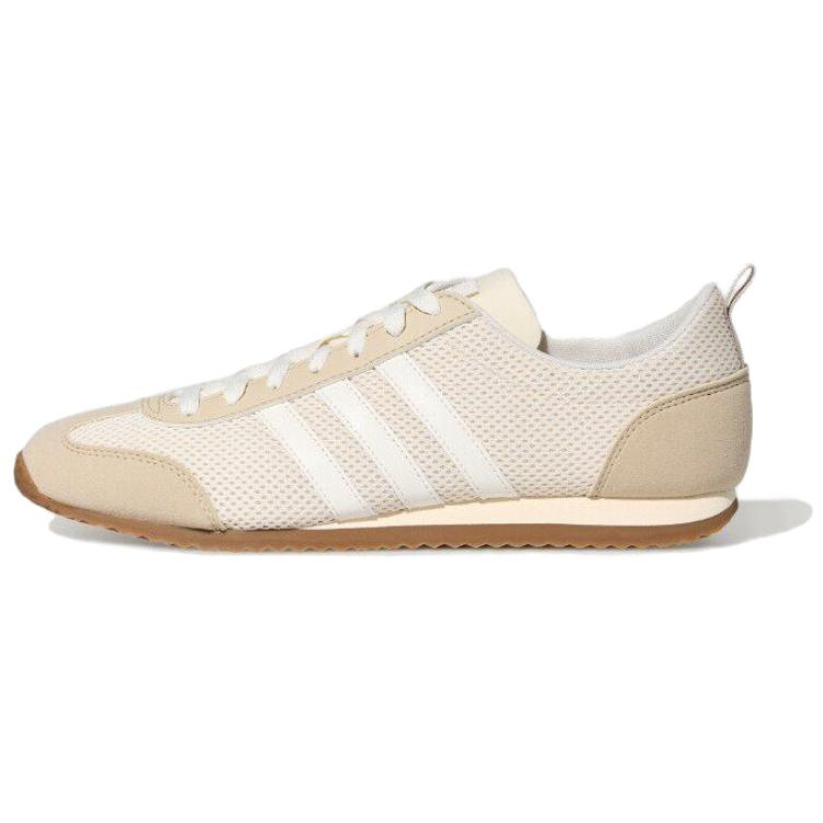 Adidas Adidas VS JOG 2.0 Textile, Synthetic Leather Casual Shoes Unisex White Brown