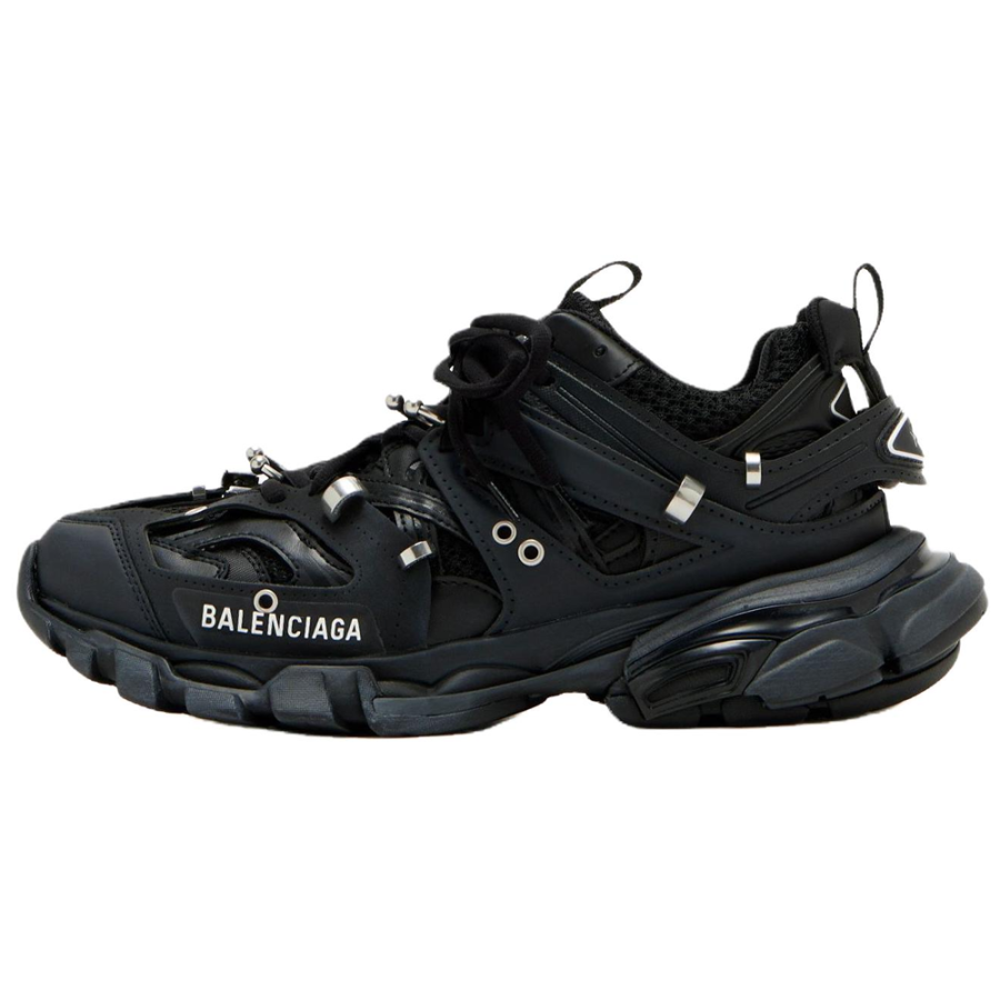 Balenciaga Track Piercing Low top Chunky Sneakers Women's Black