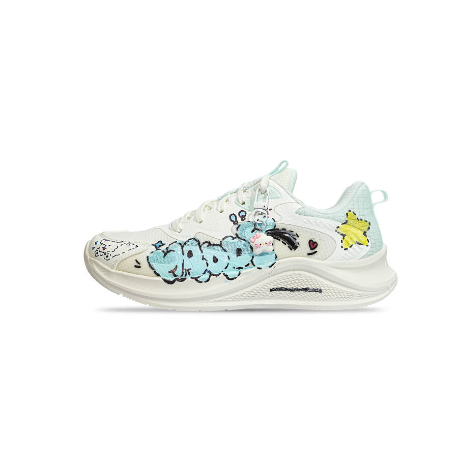 Anta Wander 2 Synthetic Leather, Textile Cushioning Abrasion Resistant Breathable Low top Casual City Commuting