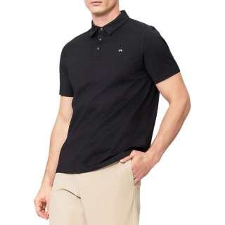 J.Lindeberg Polo Shirts Men's Black Polo Collar Moderate Other