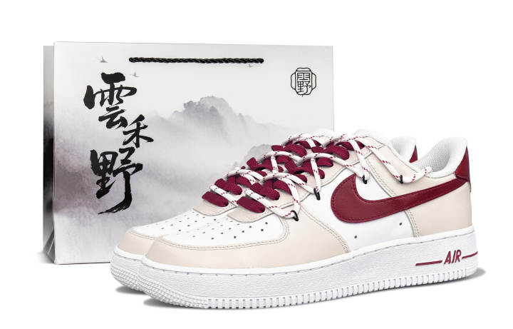 Nike Nike Air Force 1 Cushioning Abrasion Resistant Slip Resistant Low top Skateboard Shoes Unisex