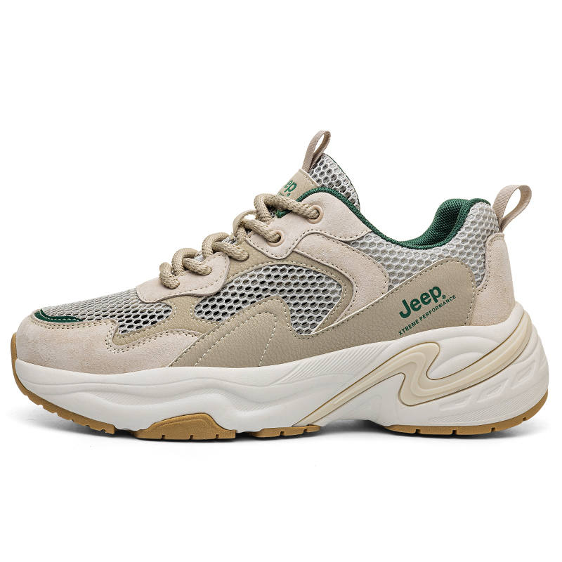 Jeep City Light Outdoor, Unlined Mesh Breathable, Mountain Hiking Mesh Low top Casual Shoes Men's