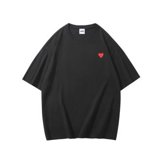 Emoji T Shirts Unisex Crew Neck Moderate Straight Fit