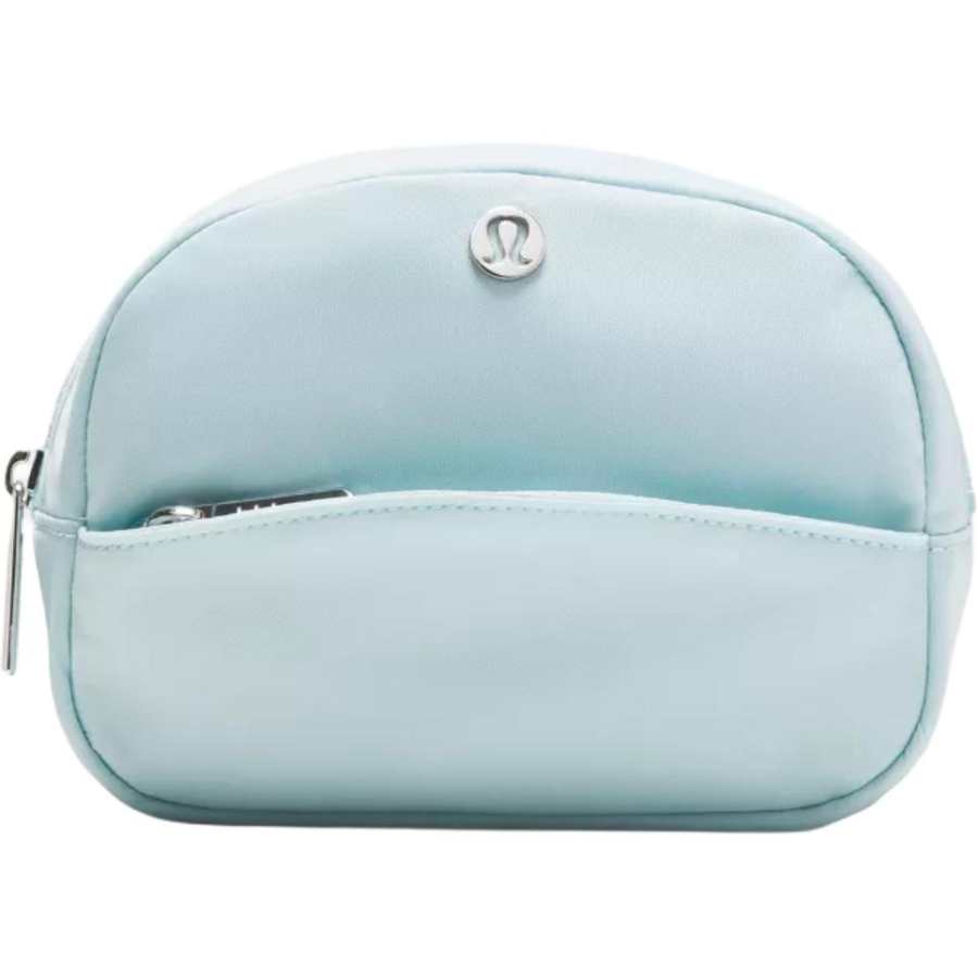 Lululemon City Essentials Nylon With Polyester Travel Storage Bag Mini Women's Foam Cloud Blue & Silver