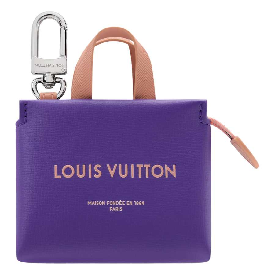 LOUIS VUITTON X Nigo Collaboration SHOPPER Leather Bag Accessory Mini Men's Brown