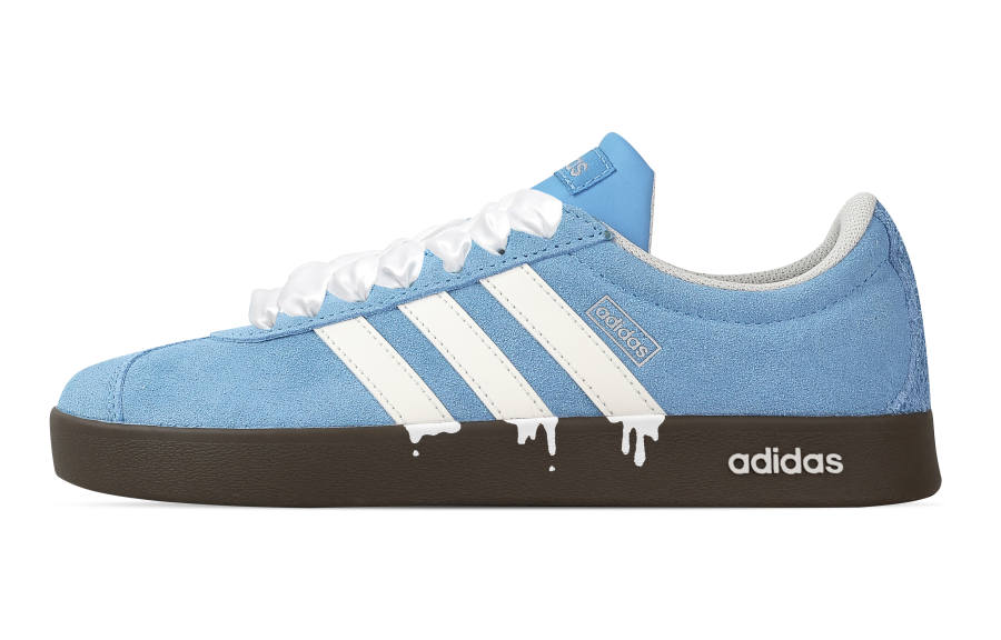 Adidas Adidas VL COURT 2.0 Milk Blue Melting Low top German Army Trainers Unisex Blue White