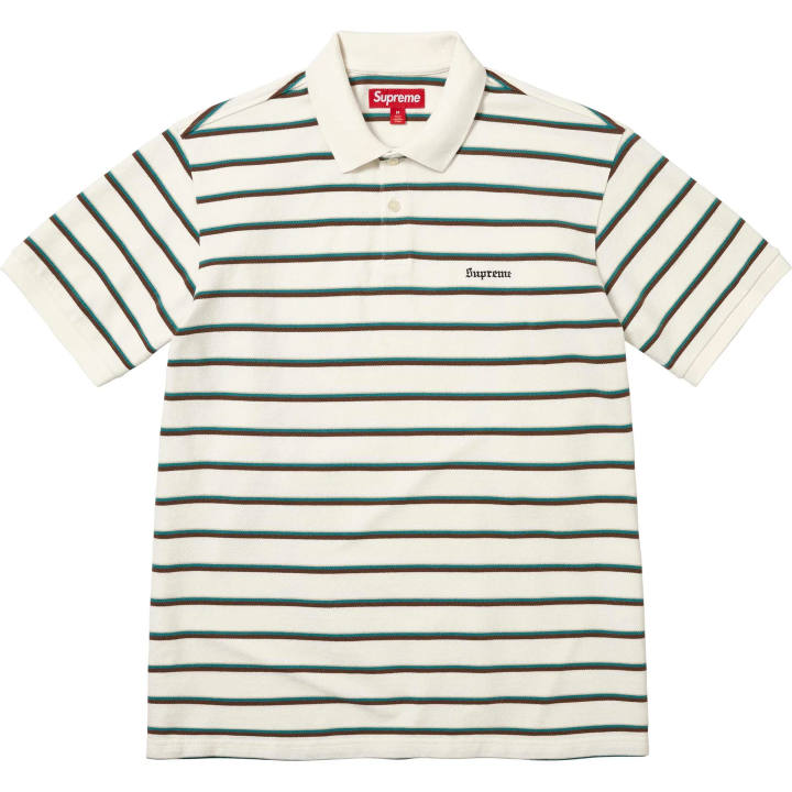 Supreme Supreme SS26 WEEK3 Washed Stripe Polo Shirt Unisex