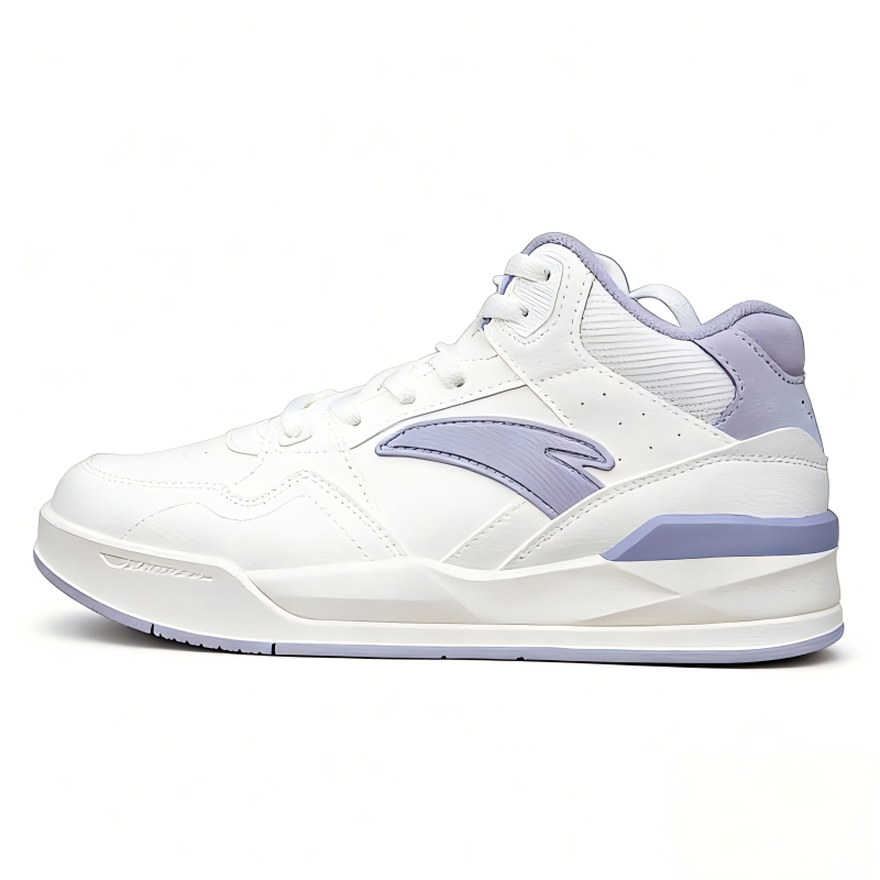 Anta 4 Carat Mid top Skateboard Shoes Women's White Purple
