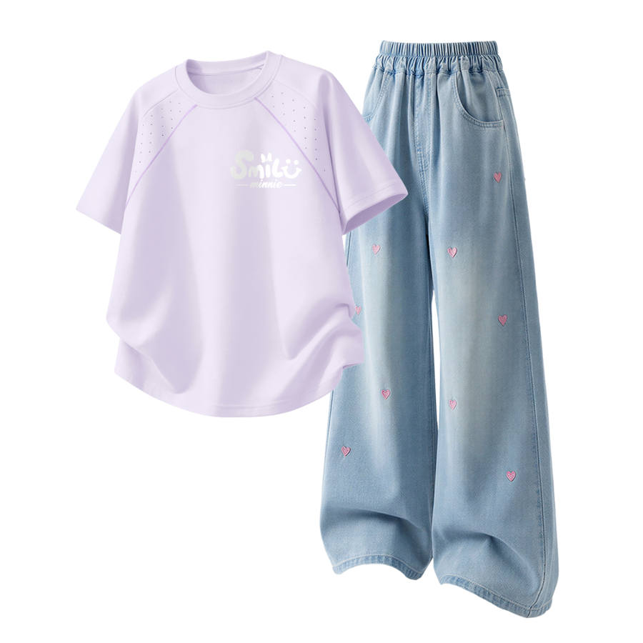 Disney Kids Casual Sportswear Crew Neck Thin