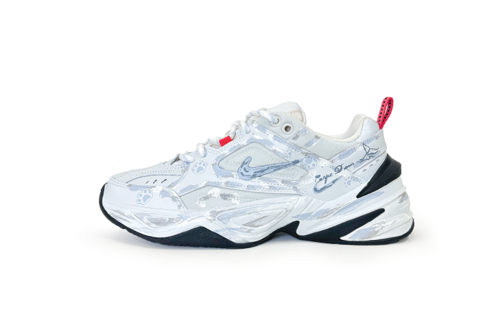 Nike Nike M2K Tekno Blue Mellow Love Letter, Soft And Adorable Style Low top Chunky Sneakers Women's Blue