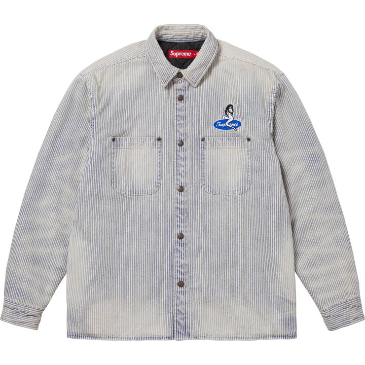 Supreme Supreme SS26 WEEK3 Quilted Lined Denim Snap Shirt Unisex