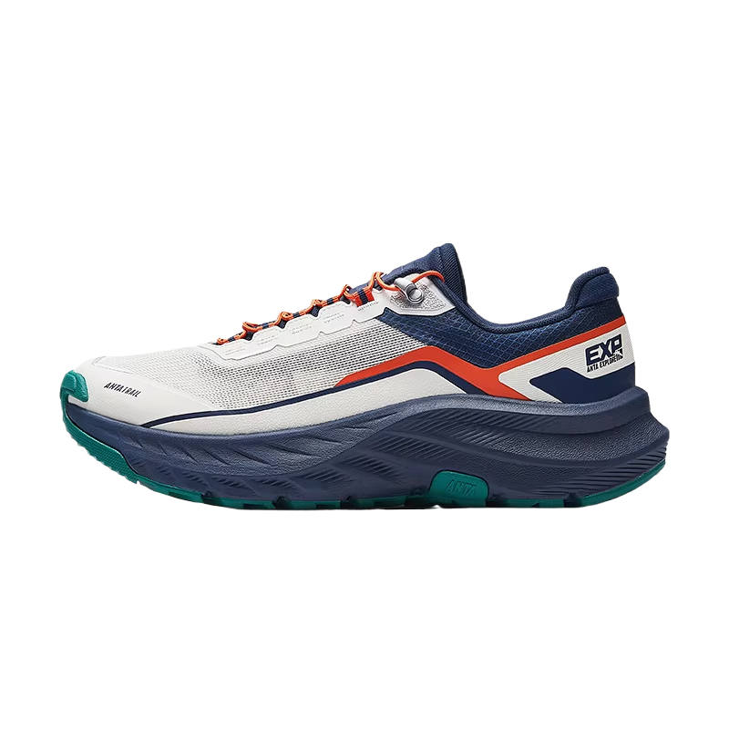 Anta Fabric Comfortable Round Toe Cushioning Abrasion Resistant Low top Hiking Shoes Men's
