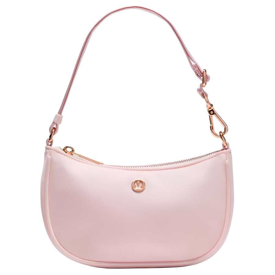 Lululemon City Essentials Nylon Shoulder Bag Mini Women's Pearl Pink