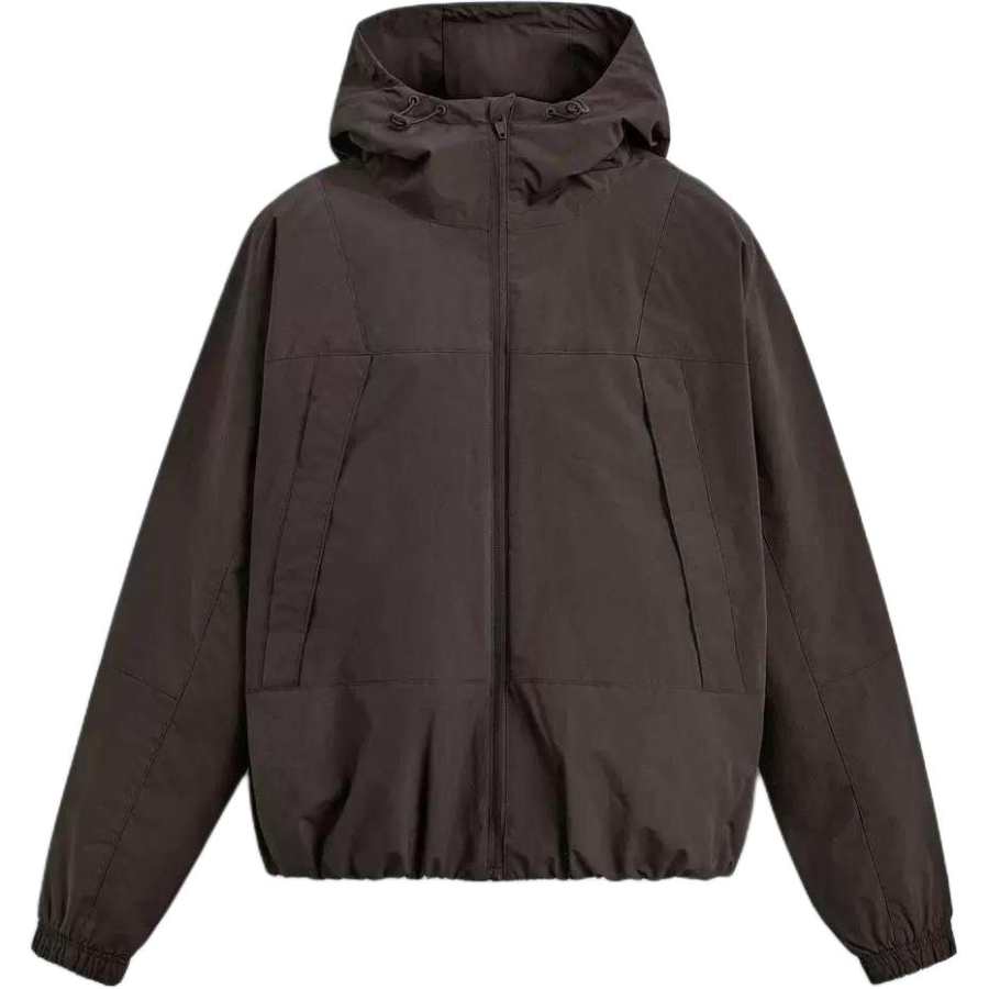 ZARA Jackets Men's Brown Hooded Moderate Other
