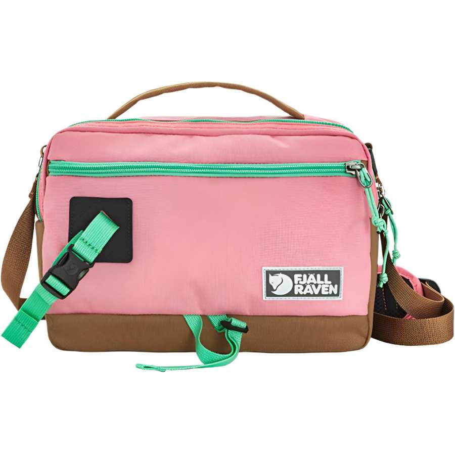 Fjallraven Nylon Handbag Unisex Cherry Blossom Pink