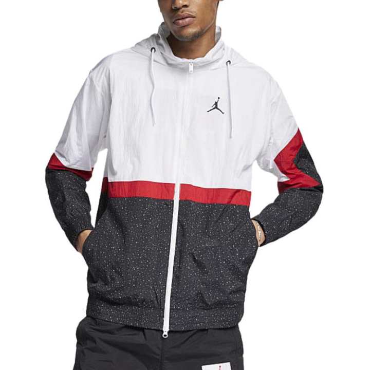 Jordan Jordan Air Jackets Men's Black/White Hooded Moderate Other