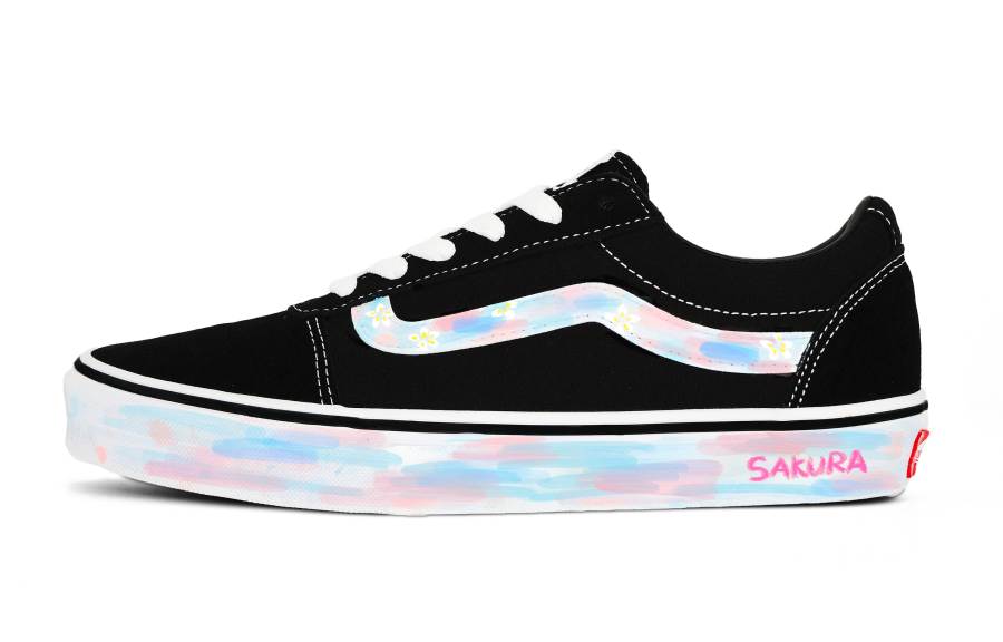 Vans Ward Slip Resistant Low top Skateboard Shoes Women's Black