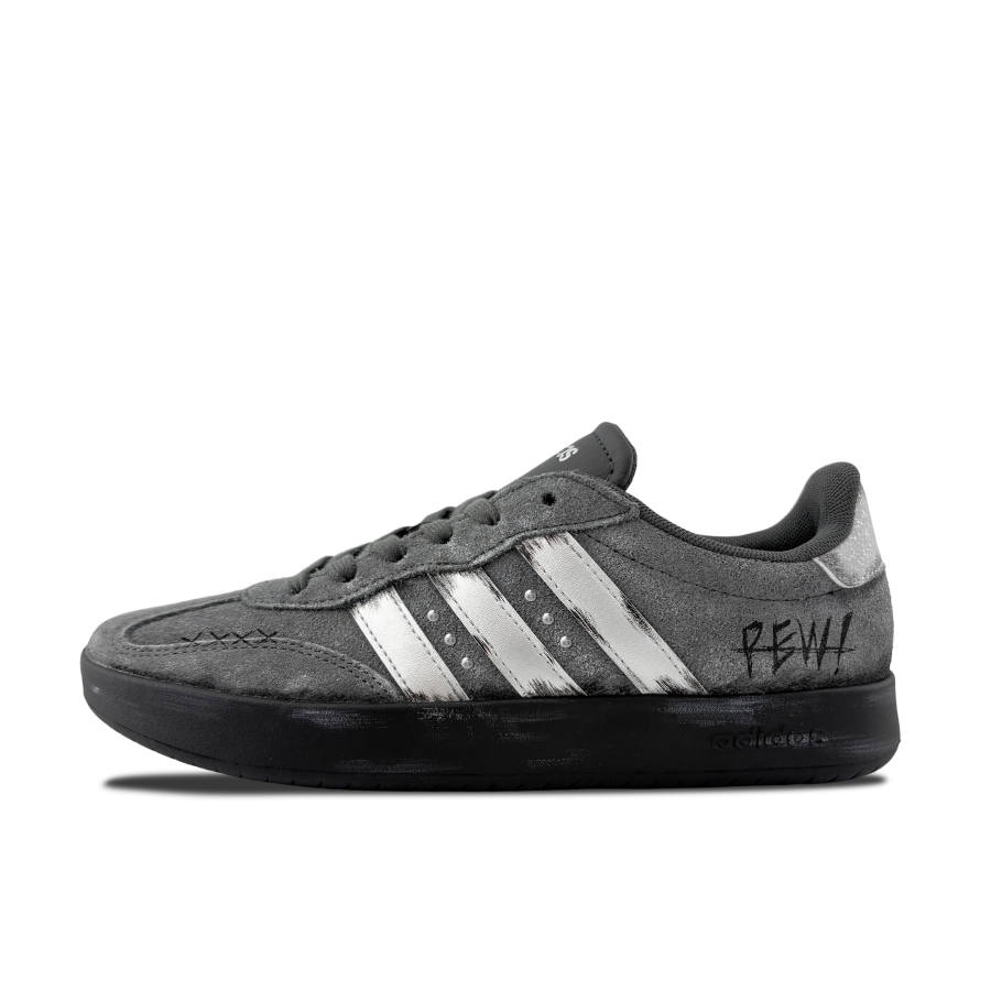 Adidas Custom Adidas BARREDA Low top German Army Trainers Unisex Dark Gray