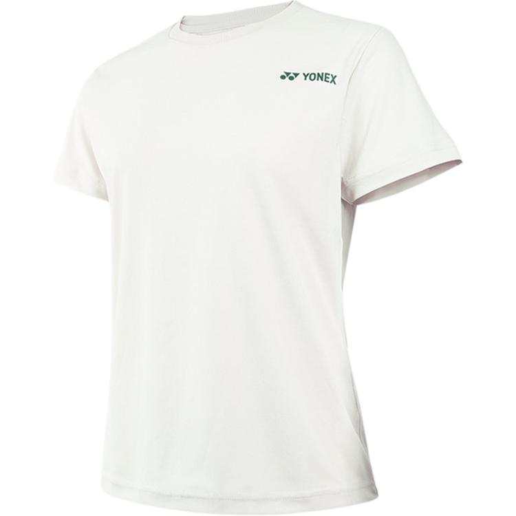 YONEX Badminton Jerseys Women's Ivory White Crew Neck Moderate