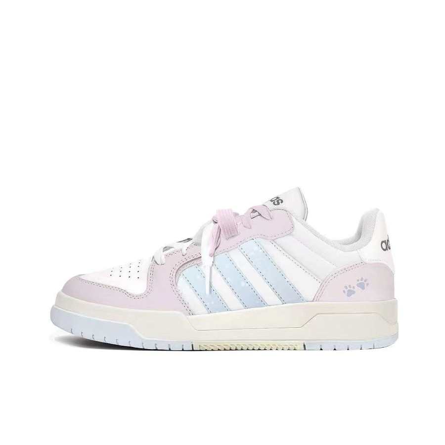 Adidas Neo Entrap Pink Blue Bubble Lightweight Breathable Low top Skateboard Shoes Women's