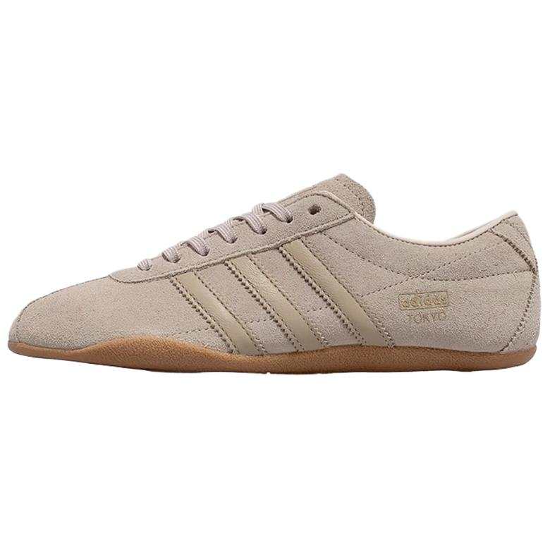 Adidas Originals Tokyo Abrasion Resistant Breathable Low top Casual Shoes Women's Light Beige
