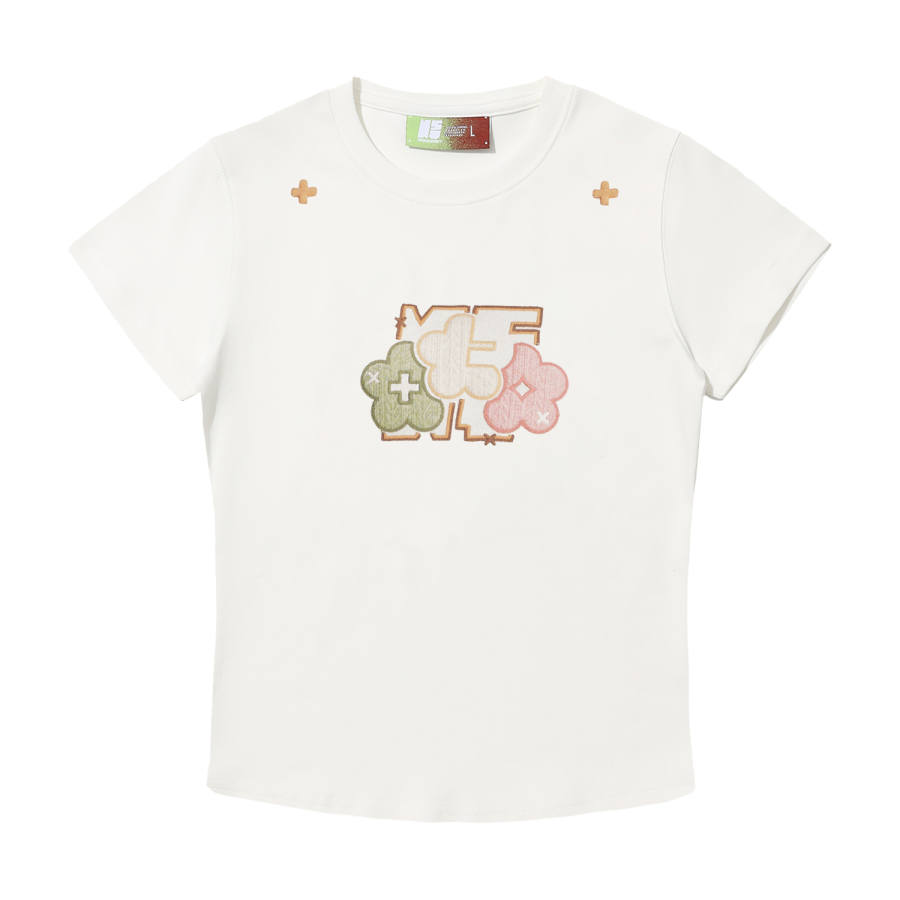 NSTNEW START T Shirts Women's Crew Neck Thin Nipped In Waist