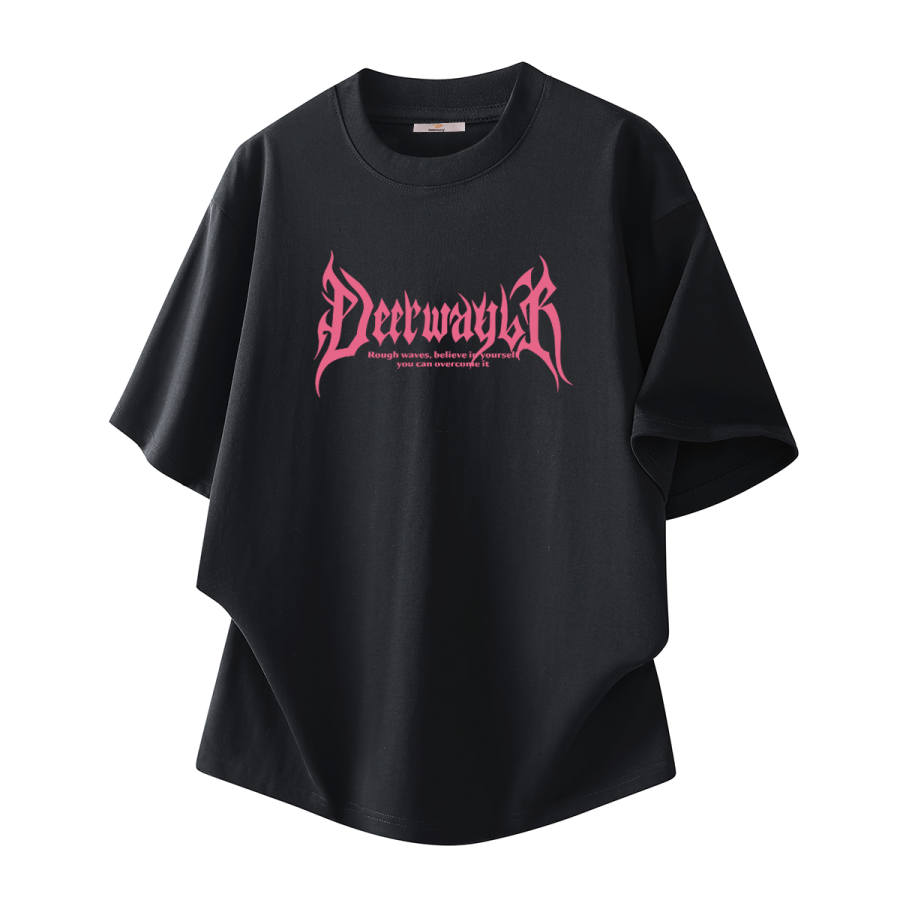 DEERWAY T Shirts Unisex Crew Neck Moderate Straight Fit