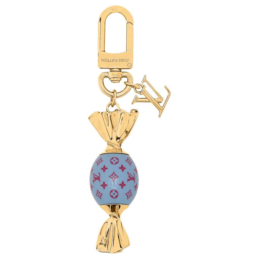 LOUIS VUITTON Metal Bag Accessory Women's Blue