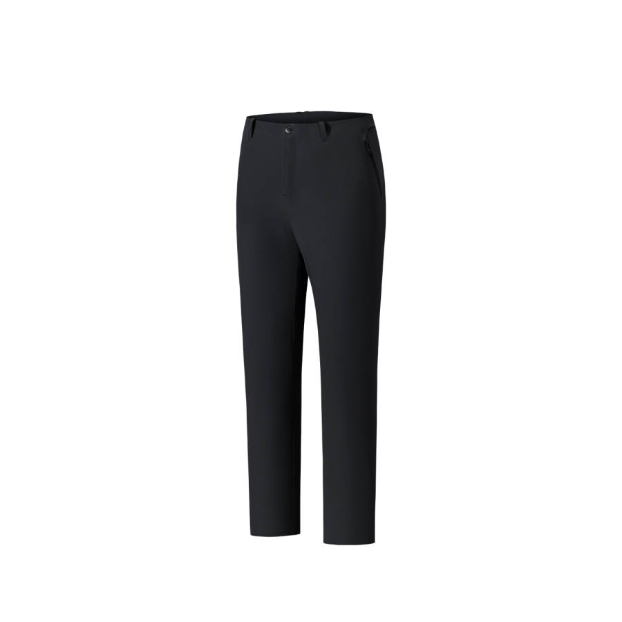 ANTA ANTA Casual Pants Men's Basic Black 1 Thin Straight Fit Pants