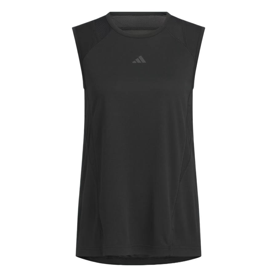 Adidas Adidas Tank Tops Women's Black Crew Neck Moderate Straight Fit