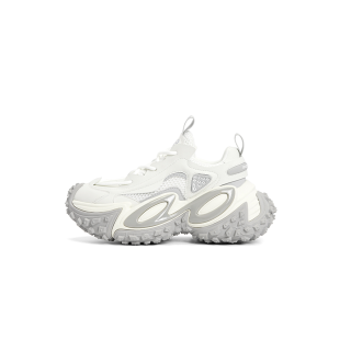 BAIFENHAO Mid top Chunky Sneakers Unisex Flashing Scales