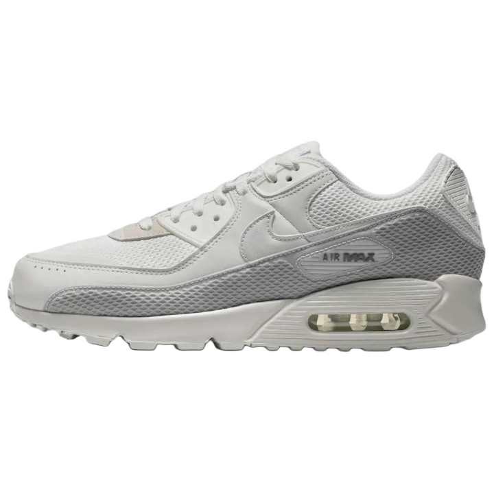 Nike Nike Air Max 90 Breathable Support Running Shoes Unisex White Gray