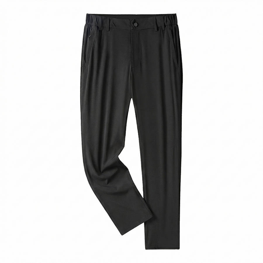 Hodo Casual Pants Men's Moderate Straight Fit Pants