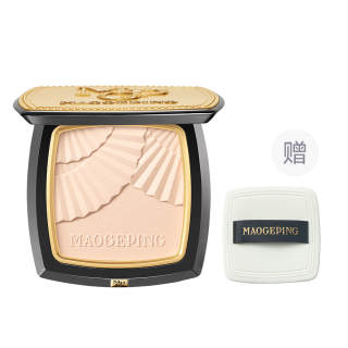MAOGEPING Little Gold Fan Light Reflecting Soft Sheer For Radiant Skin Powders Concealed Setting