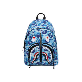 A BATHING APE Fabric Backpack Regular Unisex Blue/Green/Pink