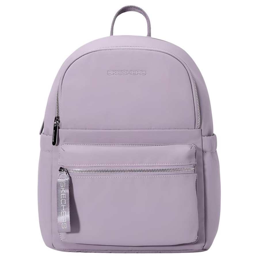Skechers Comfortable Sports Collection Fabric Backpack Unisex Taro Purple