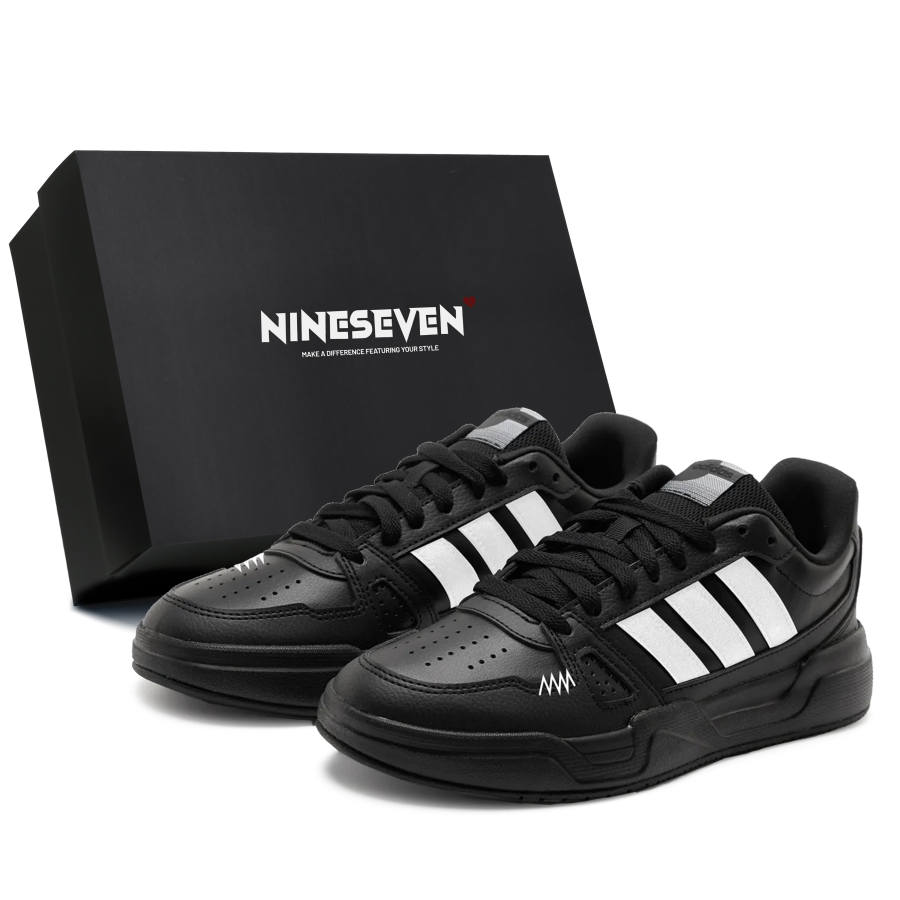 Adidas Adidas LITE BALLER Cushioning Slip Resistant Low top Skateboard Shoes Unisex Black