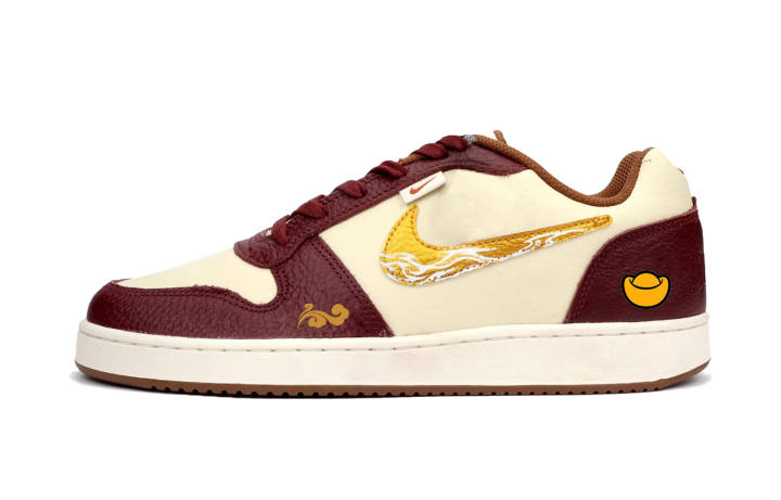 Nike Nike EBERNON Chinese Style Ink Wash, Wealth Low top Skateboard Shoes Men's Burgundy