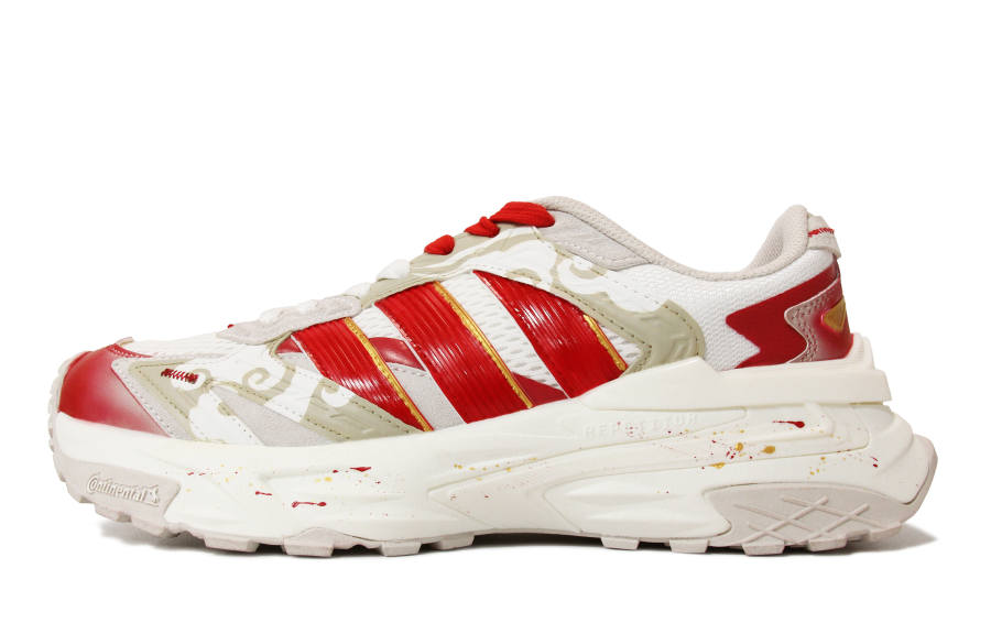 Adidas Adidas XLG STORM Walking Planet, Auspicious Cloud Fabric Low top Chunky Sneakers Unisex Red Brown White