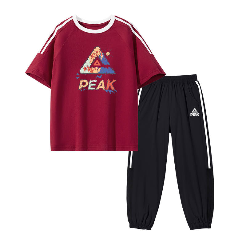 PEAK PEAK Kids Casual Sportswear Crew Neck Thin